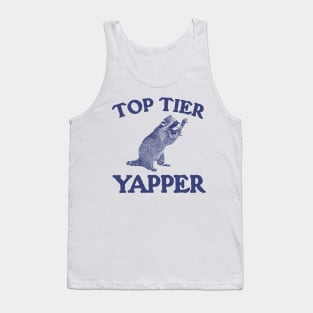 Top Tier Yapper / Raccoon Vintage Cartoon Tank Top